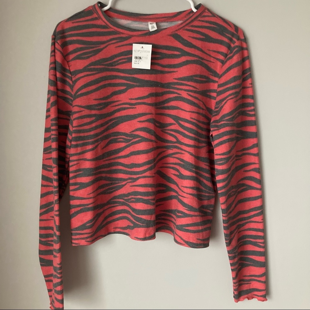 NWT BP Crop Long Sleeve Top